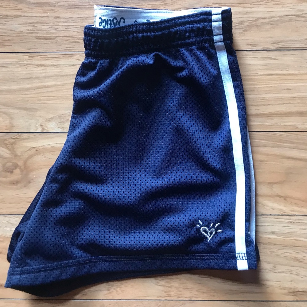 Girls Justice Navy Shorts Size 10